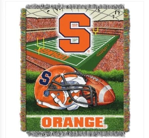 Syracuse Orange Home Field Advantage Woven Tapestry Throw 48"X60" NW COMPANY - Picture 1 of 5