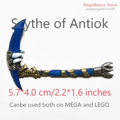 Mega Bloks Construx World of Warcraft Style Scythe of Antiok *HANDMADE* Weapon - Image 1 of 3