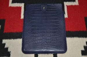 Ralph Lauren Purple Label Made in Italy Alligator Crocodile Ipad Case Cover - Picture 1 of 4