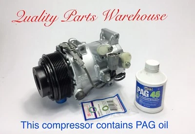 2007-2011 Lexus GS350 RWD  Reman Denso A/C Compressor w/One Year Warranty - Image 1 of 3