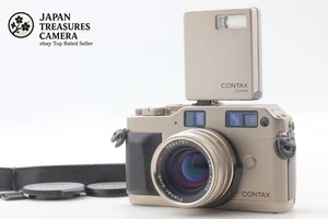 [N NEUWERTIG+++] CONTAX G1 grün Filmkamera Planar 45 mm F2 Objektiv TLA140 Blitz JAPAN - Bild 1 von 21