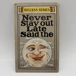 Antike Postkarte Bleib nie spät draußen sagte der Mond Erfolg Serie Stempel 1908 - Bild 1 von 6