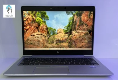 HP EliteBook 840 G6 14" 1080 Touch i7 8665U 1.90GHz 16Gb Ram 256Gb NVMe Win 11Pr - Image 1 of 4