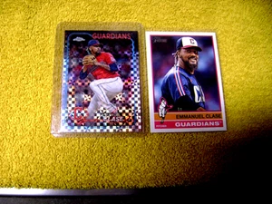 2024 Topps Chrome X-FACTOR Emmanuel CLASE MINT & 2025 TOPPS HERITAGE #120 MINT - Bild 1 von 4