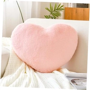 Heart Pillows, Cute Heart Decorative Pillow, Heart Shaped Mini-12.9"x9.8" Pink - Picture 1 of 7