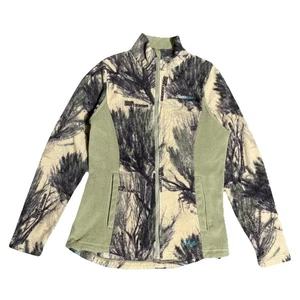 Chaqueta polar camuflada Cabela's M Pullover cremallera completa campo abierto traje de caza HELLA - Imagen 1 de 12
