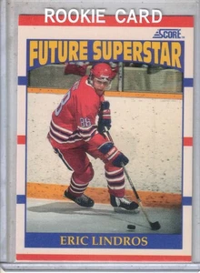 1990-91 Score American hockey Eric Lindros Future Superstar RC rookie card #440 - Picture 1 of 2