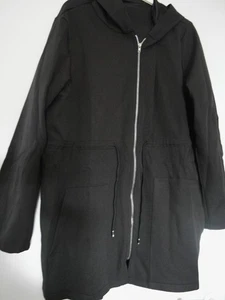 Damen Übergangsparka Parka Jacke Kapuzenjacke Hoodie schwarz  Gr.46/48 XL neu - Bild 1 von 5
