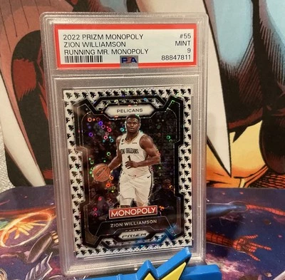 🔥2022 Prizm Monopoly # 55 Running Mr. Monopoly SSP Zion Williamson Psa 9 - Image 1 of 4