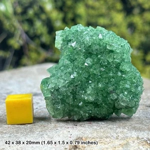 Chalcanthite crystal - lab-grown green copper sulfate - poland - genuine - Picture 1 of 1