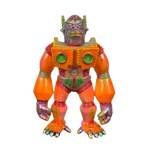 Figura Vinilo Planet X Mecha Goliathon Sofubi Neón Naranja Verde Truslithers Cust - Imagen 1 de 13