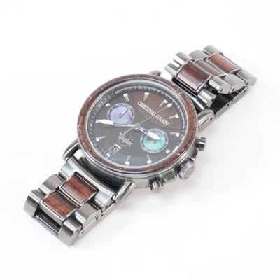 ORIGINAL GRAIN Taylor Guitars dark stainless steel watch - Image 1 of 4