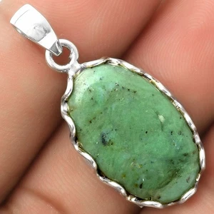 Natural Larsonite Jasper 925 Sterling Silver Pendant Jewelry P-1624 - Picture 1 of 5