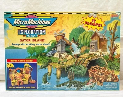 VINTAGE 1997 Micro Machines Exploration Sea Gator Island Playset NIB SEALED - Image 1 of 4