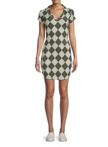 No Boundaries Polo Dress with Short Sleeves Plus Size 3XL ( 21)Collared Stretch - Picture 1 of 8