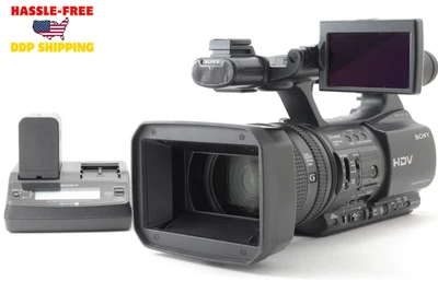 [ Near MINT ] SONY Digital HD Video Camera Recorder Black HDR-FX1000 From JAPAN - Image 1 of 4