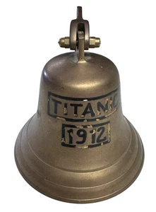 Vintage Brass Titanic 1912 Replica of Ship Bell - Picture 1 of 7