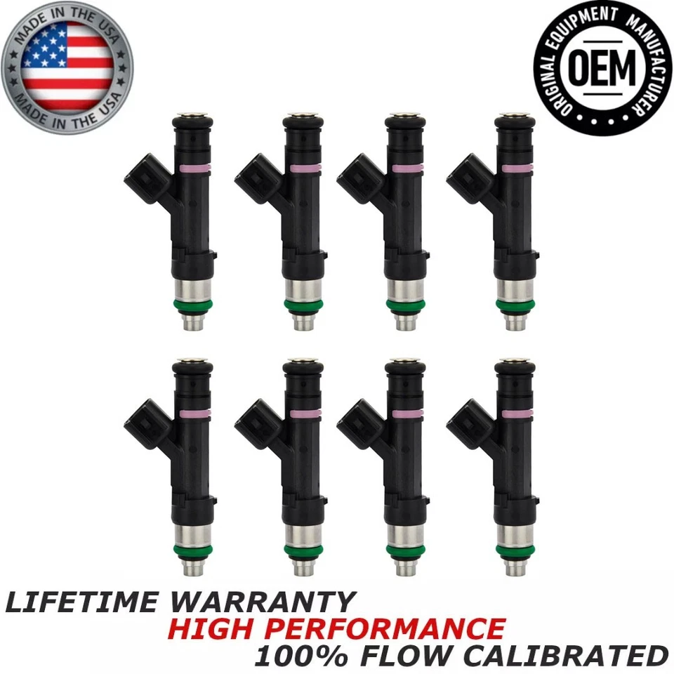 OEM 8x Bosch Fuel Injectors Fits 2007-08 Ford Expedition Lincoln Navigator 5.4L - Image 1 of 4