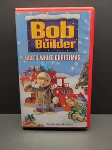 Bob The Builder - Bob's White Christmas VHS 2001 Clamshell Vintage Original - Picture 1 of 8