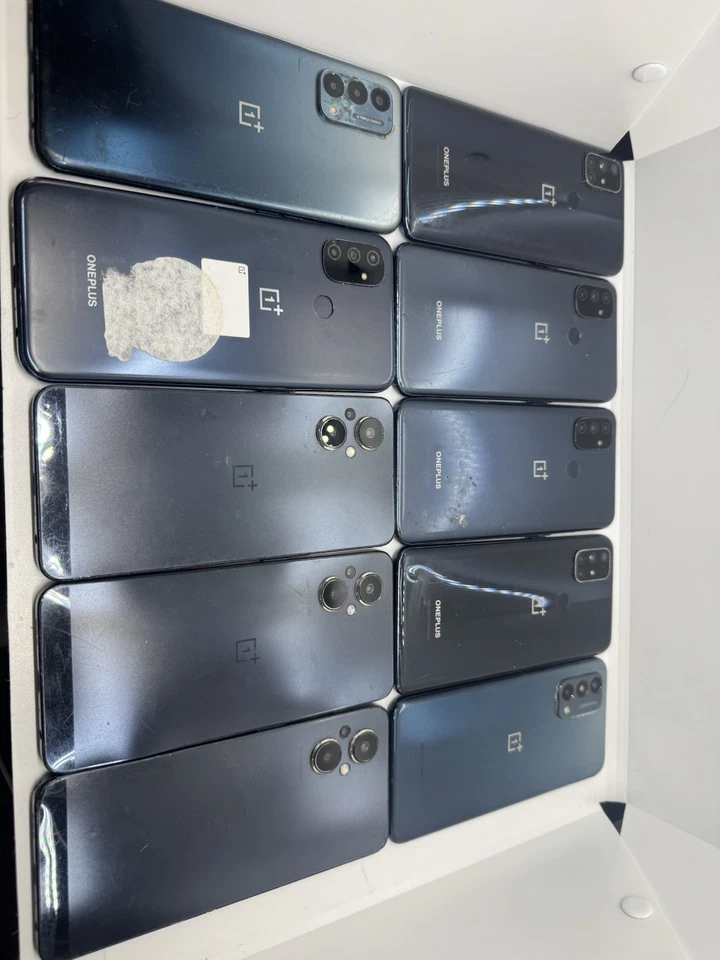 Lote De 10 Teléfonos Oneplus - Modelos Mixtos N10, N100, N200, N20 LCD Roto  Foto 1 de 4