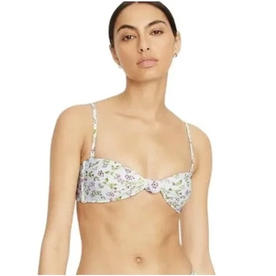 J. Crew Knot Bandeau Bikini Swim Top Size 2X Cloud Meadow Floral BF146 NWT - Image 1 of 4