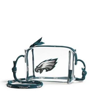 Vera Bradley Women's Clear NFL Crossbody Bag Multiple Teams Available Philade... - Picture 1 of 3