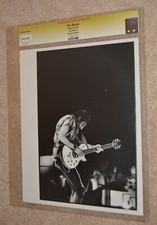 1982  KEN REGAN PHOTOGRAPHER  ROLLING STONES RON WOODS 8X10 VINTAGE 