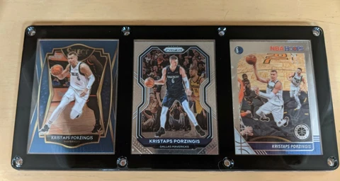 KRISTAPS PORZINGIS 3 CARD PLAQUE DALLAS MAVERICKS Cover