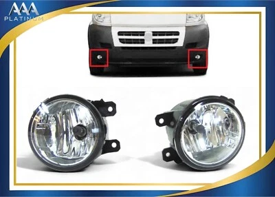Para 2014-2022 Ram Promaster 1500 2500 3500 conjunto de farol de neblina dianteiro esquerdo direito - Imagem 1 de 4