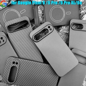 Funda delgada original de fibra de carbono aramida para Google Pixel 9 Pro XL/9 Pro/9/9A - Imagen 1 de 54