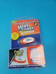 WIN CLEANER One Click USB PC Computer Clean Repair Protect Windows As Seen On TV - Picture 1 of 2