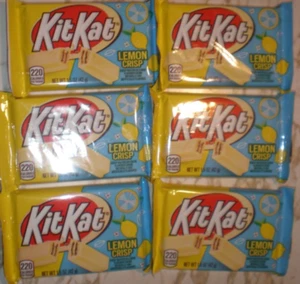 (6) KIT KAT LEMON CRISP BARS EASTER LIMTED EDITION 1.5 OZ. each bar - Picture 1 of 1