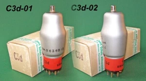 Paar Poströhre Siemens C3d / NOS / µTracer V.3.11. gepr. / tested / Gut / Good - Bild 1 von 8