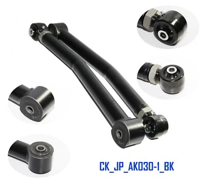 Ajuste inferior delantero Brazo de control adecuado para Jeep Wrangler 2007-2018 4x4/2x4 negro 1 par Foto 1 de 4