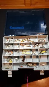 Vintage Flambeau Adventurer Double Sided Tacklebox Plus VTG Lures Read !!! - Picture 1 of 24