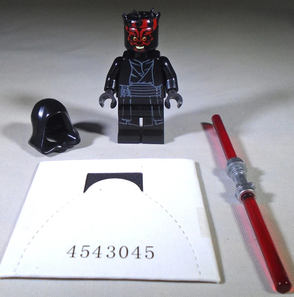 new LEGO Star Wars Darth Maul Minifig (Sith Infiltrator 75096) - never assembled - Image 1 of 1