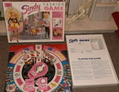 Vintage Sindy Doll Fashion Board Game Triotoys Hasbro 1990 British Collectable - Image 1 of 4