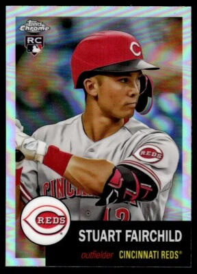 2022 TOPPS CHROME PLATINUM REFRACTOR Stuart Fairchild Rookie Cincinnati Reds - Image 1 of 2