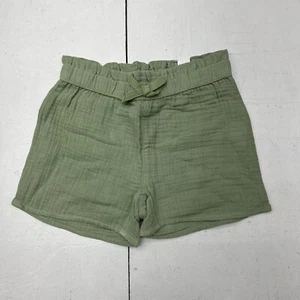 The Children’s Place Misty Green Gauze Paper Bag Waist Shorts Girls Size S NEW - Picture 1 of 6