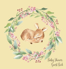 Lulu And Bell Woodland Baby Shower Guest Book Hardcover Copertina Rigida