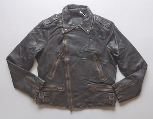 ALLSAINTS Luca Leather Biker Jacket WORLDWIDE SHIPPING FTP 0745 - Picture 1 of 17