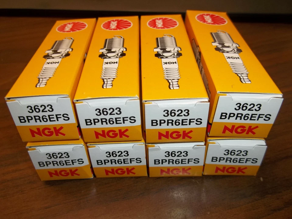 8 MerCruiser Ignition Spark Plugs Plug BPR6EFS NGK 3623 AC 5.0 5.7 L MERCURY V8 - Image 1 of 1