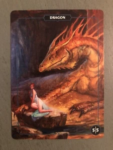 GenCon 2022 Exclusive Token Card Dragon 5/5 Creature MTG Magic Gathering Gen Con - Bild 1 von 2
