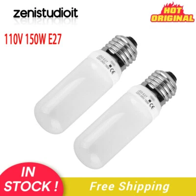 Bombilla de lámpara de estudio de modelado E26 Godox 150Ws E26 EE. UU. 2 piezas para SK300II 400II MS300 Foto 1 de 4