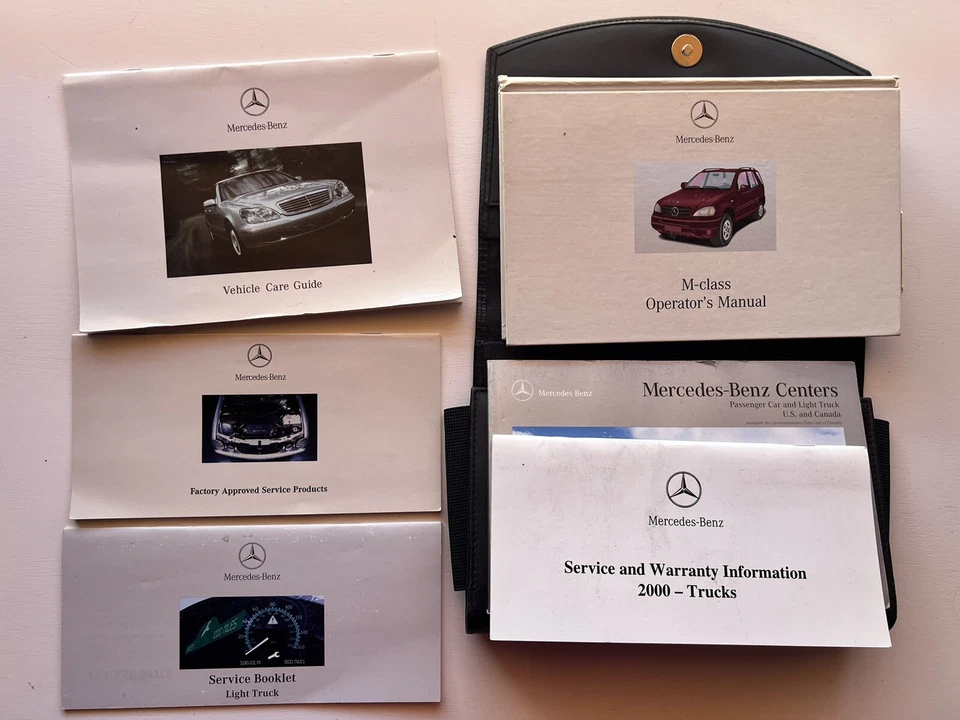 Genuíno 2000 Mercedes Benz M-Class ML 320 ML 430 ML 55 Manual do Proprietário - Imagem 1 de 3