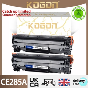 2 × CE285A 85A Toner Cartridge Fit For HP LaserJet M1132 P1100 P1102w P1102 - Picture 1 of 14