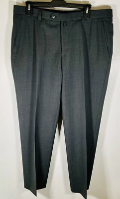 BRUNO SAINT HILAIRE Men's Travel Concept Wool Dress Pant Dark Gray UK 36R 36x30 - Image 1 of 4