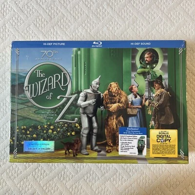 The Wizard of OZ Limited Edition MIP Plus Extra's 70th Anniversary Blu-Ray NEW! - Image 1 of 4