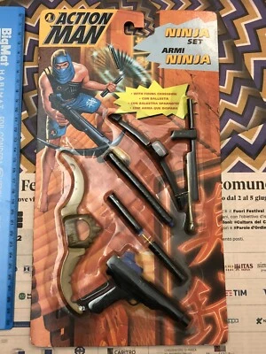 Hasbro Action Man Ninja Set Con Balestra Sparante Nuovo Sigillato Sealed - Immagine 1 di 4
