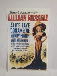 LILLIAN RUSSELL Lobby Card 1940 Alice Faye Movie Poster Art Reproduction MP1082  - Picture 1 of 6
